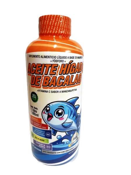 Aceite de hígado de bacalao para niños: beneficios